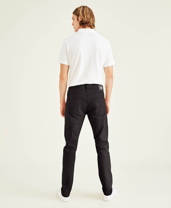 Pantalon Hombre Jean Cut Straight Negro