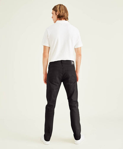 Pantalon Hombre Jean Cut Straight Negro