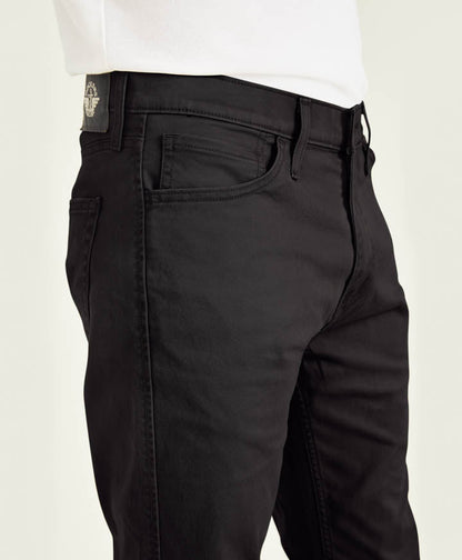 Pantalon Hombre Jean Cut Straight Negro