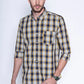 Camisa Hombre Cuadro Chicago F Mustard