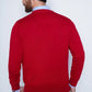 Sweater Hombre Round Neck Paris Red