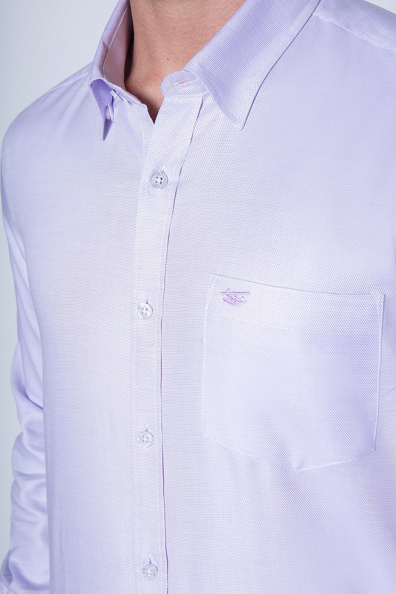 Camisa Hombre Smart Casual Boston Purple