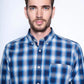 Camisa Hombre Cuadro Chicago F Navy