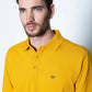 Polera Hombre Polo Mustard