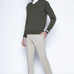 Sweater Hombre Smart Casual L/S Military