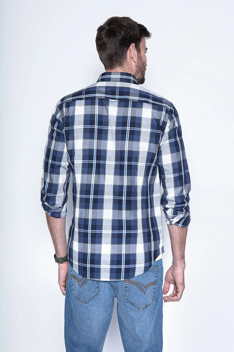 Camisa Hombre Check Colorado Fj Military