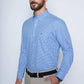 Camisa Hombre Cuadro Dublin Sm Sky