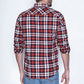 Camisa Hombre A Cuadro Baltimore Fj Red