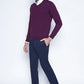 Sweater Hombre Smart Casual L/S Grape