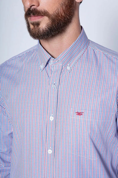 Camisa Hombre Cuadro Dakota Sm Red