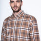 Camisa Hombre Checkered Denver F Camel