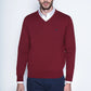 Sweater Hombre Smart Casual L/S Burgundy