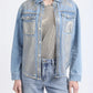 Chaqueta Mujer Sobre camisa Denim Folia Azul