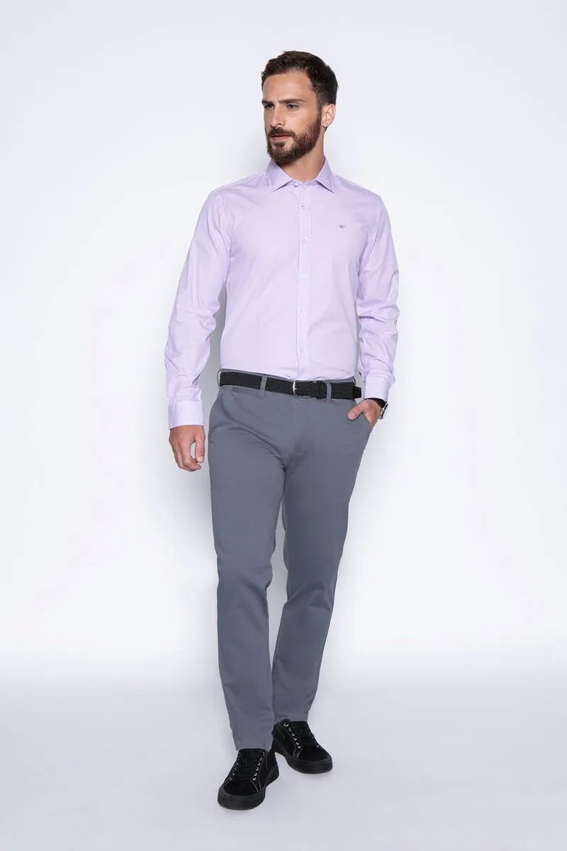 Camisa Hombre Albany Smart Casual Violeta