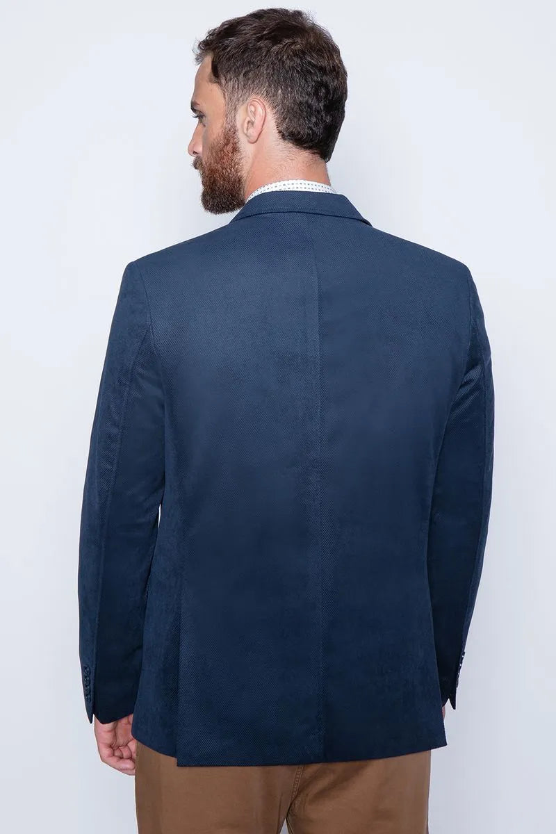 Blazer Hombre Fantasía Fontana Navy