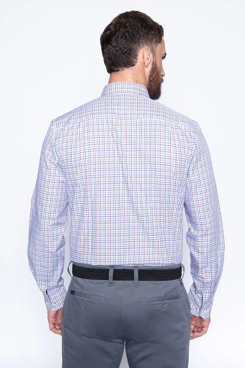 Camisa Hombre Checkered Madison Sm Red