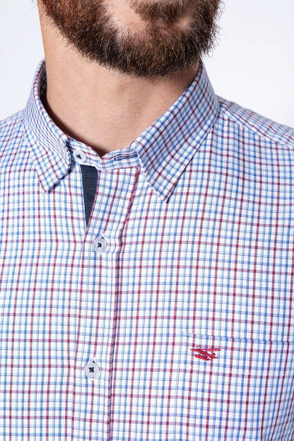 Camisa Hombre Checkered Madison Sm Red