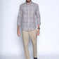 Camisa Hombre Check Virginia F Camel