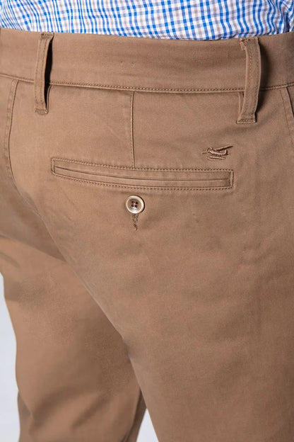 Pantalón Hombre Twill Without Pleats Camel