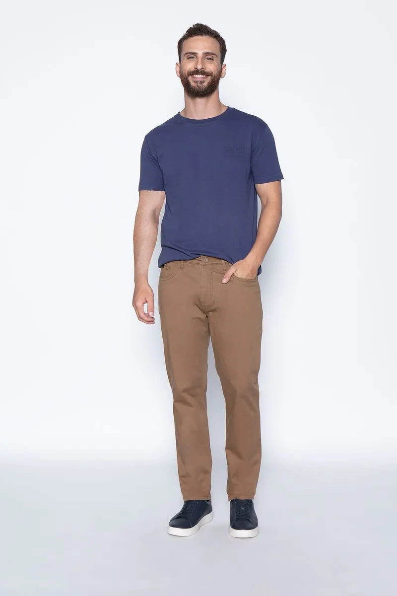 Pantalón Hombre Five Pocket Camel