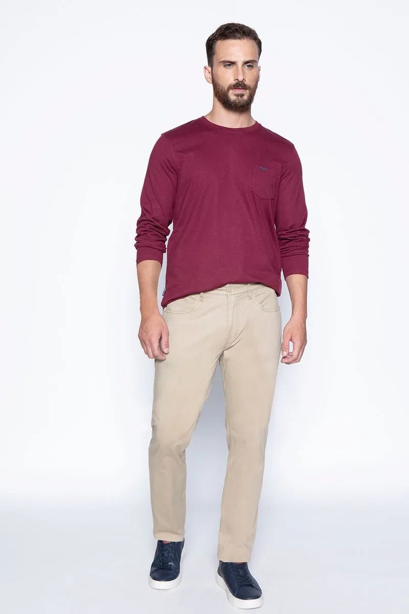 Pantalón Hombre Five Pocket Khaki