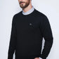 Sweater Hombre Round Neck Paris Black