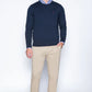 Sweater Hombre Round Neck Paris Navy