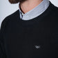 Sweater Hombre Round Neck Paris Black