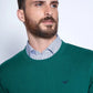 Sweater Hombre Round Neck Paris Green