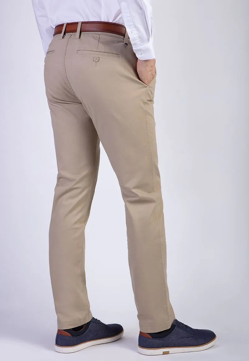 Pantalón Hombre Twill Black Slim Khaki