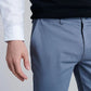 Pantalón Hombre Twill Black Slim Metálico