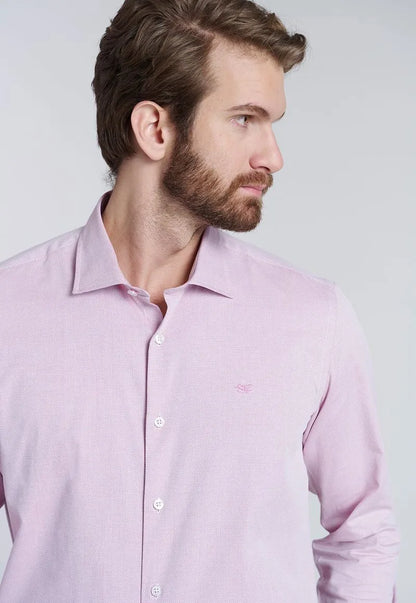 Camisa Hombre Jacquard Giorgia Sc Dk Violet