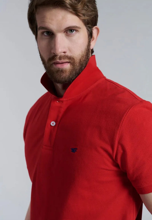 Polera Hombre Básica Pique Red