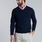 Sweater Hombre V Neck Solido F Navy