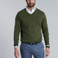 Sweater Hombre V Neck Melange F Military