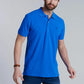 Polera Hombre Básica Pique Lt. Blue