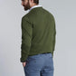 Sweater Hombre V Neck Melange F Military