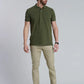 Polera Hombre Básica Pique Lt Military Melange