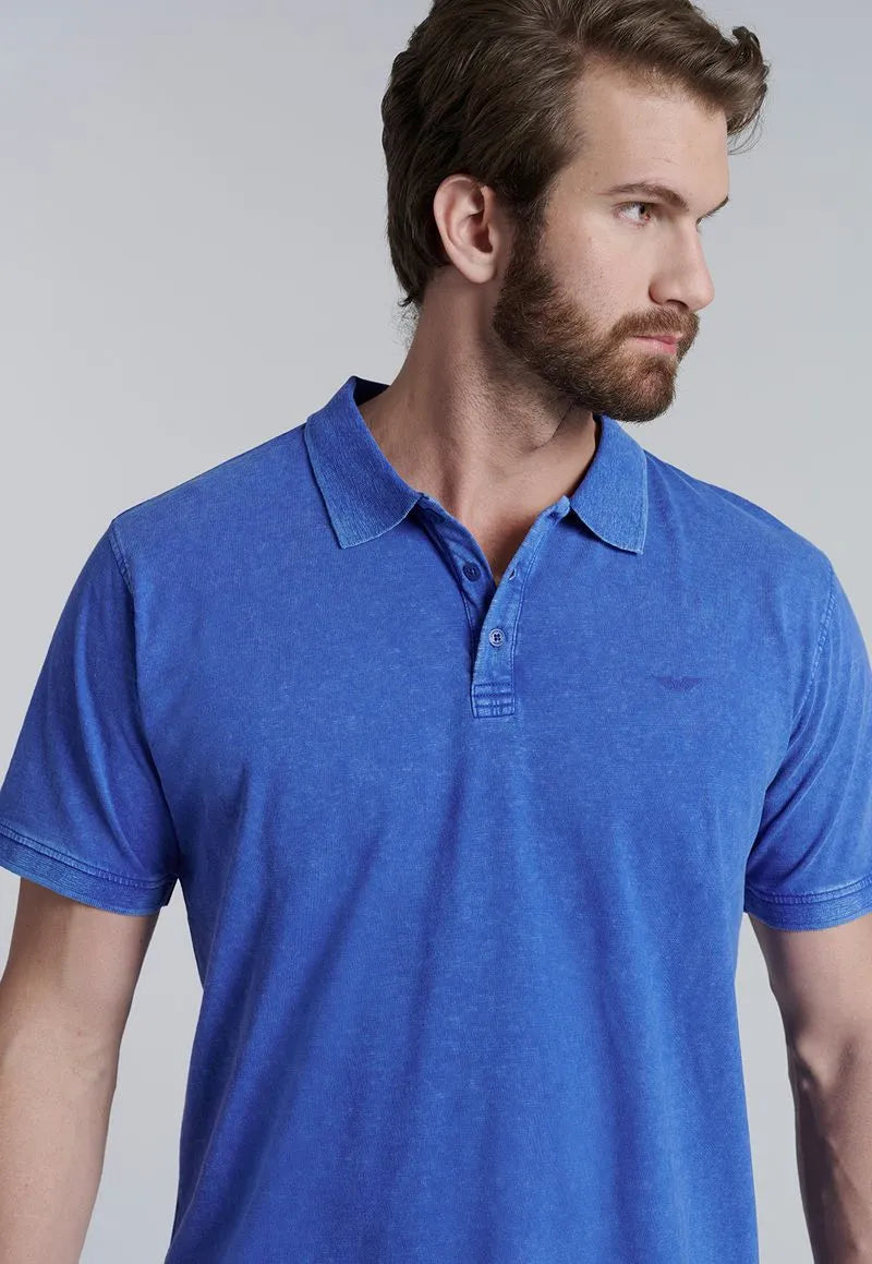 Polera Hombre Polo San Diego Azul