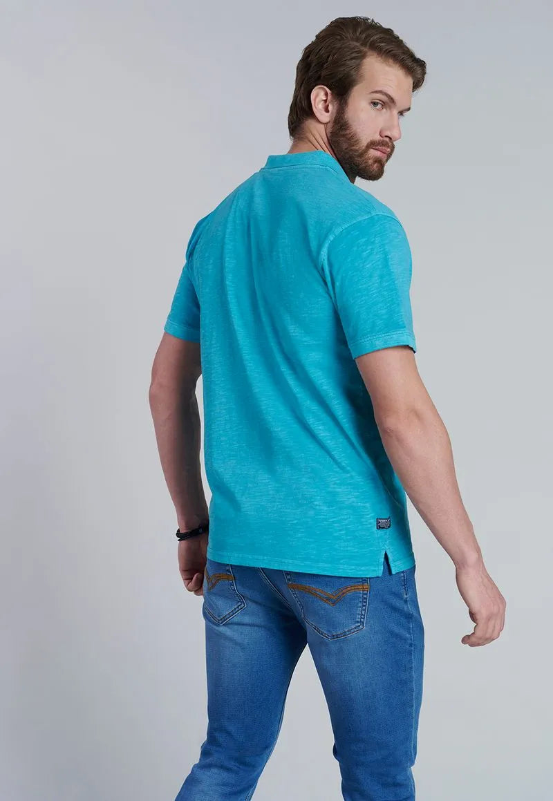 Polera Hombre Polo San Diego Turquesa