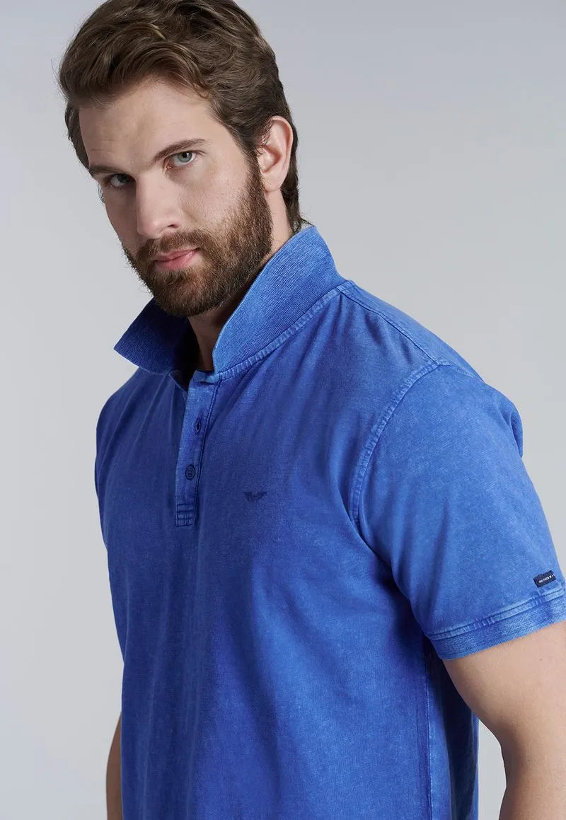 Polera Hombre Polo San Diego Azul