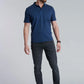 Polera Hombre Polo Orlando Navy