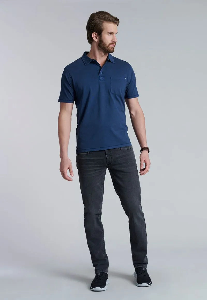 Polera Hombre Polo Orlando Navy