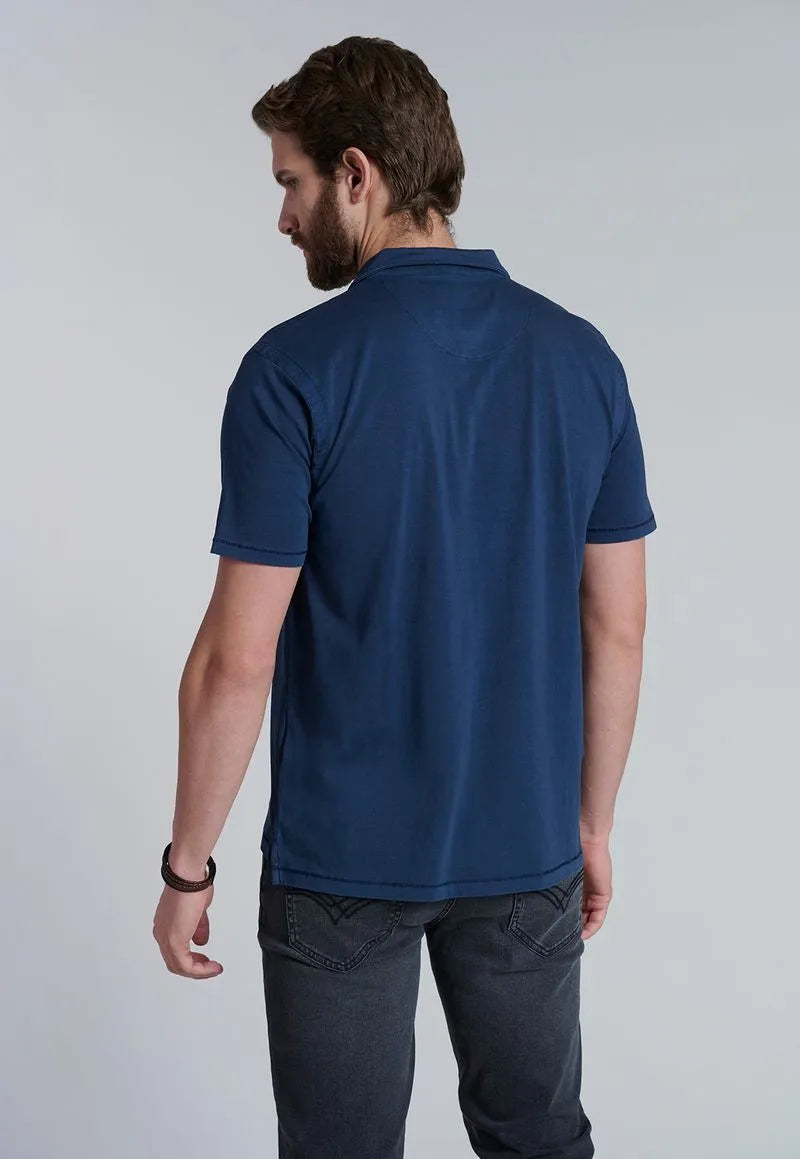 Polera Hombre Polo Orlando Navy