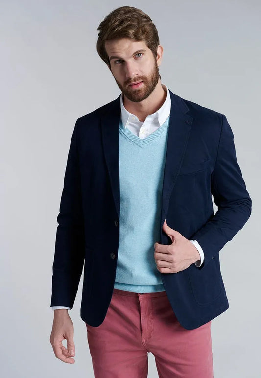 Blazer Hombre Stanford Azul