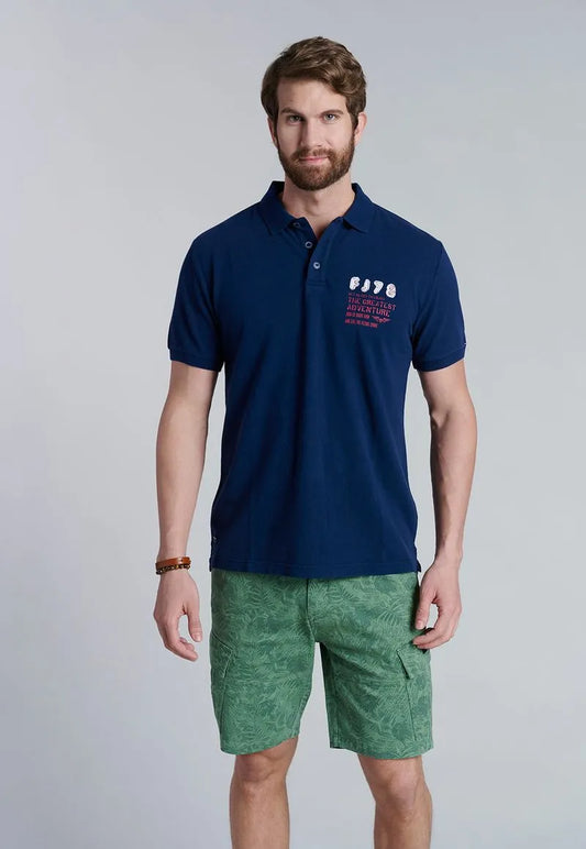 Polera Hombre Polo Santa Monica Navy