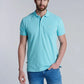 Polera Hombre Básica Pique Lt Turquoise