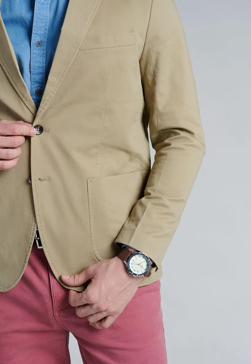 Blazer Hombre Stanford Khaki