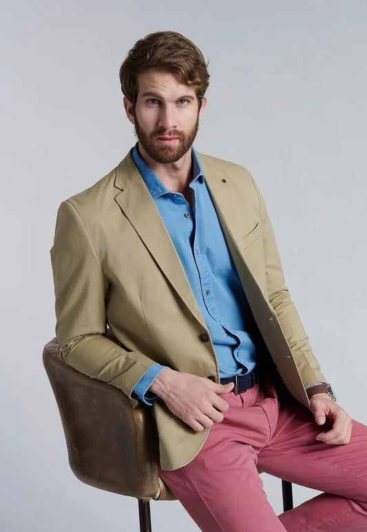 Blazer Hombre Stanford Khaki