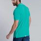 Polera Hombre Básica Pique Lt Green